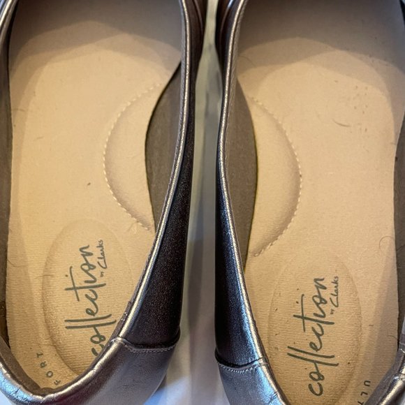 Clarks Collection copper metallic shoes 7W - Picture 6 of 6